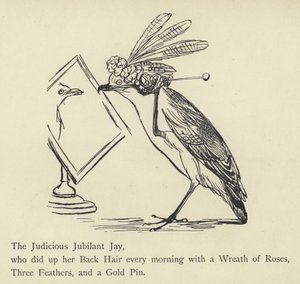 賢明な歓喜のジェイ 作： Edward Lear